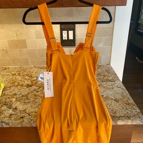 Oh Polly Satin Mini Dress - Picture 3 of 3